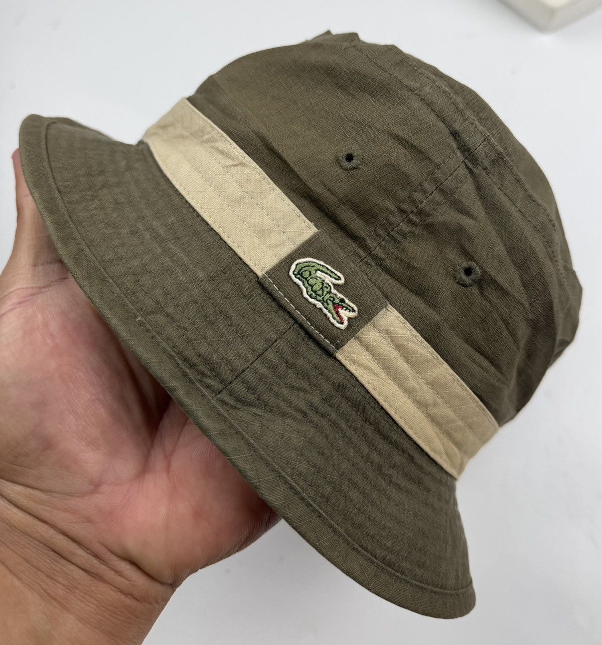 Lacoste lacoste bucket hat tc52 Size ONE SIZE - 3 Thumbnail