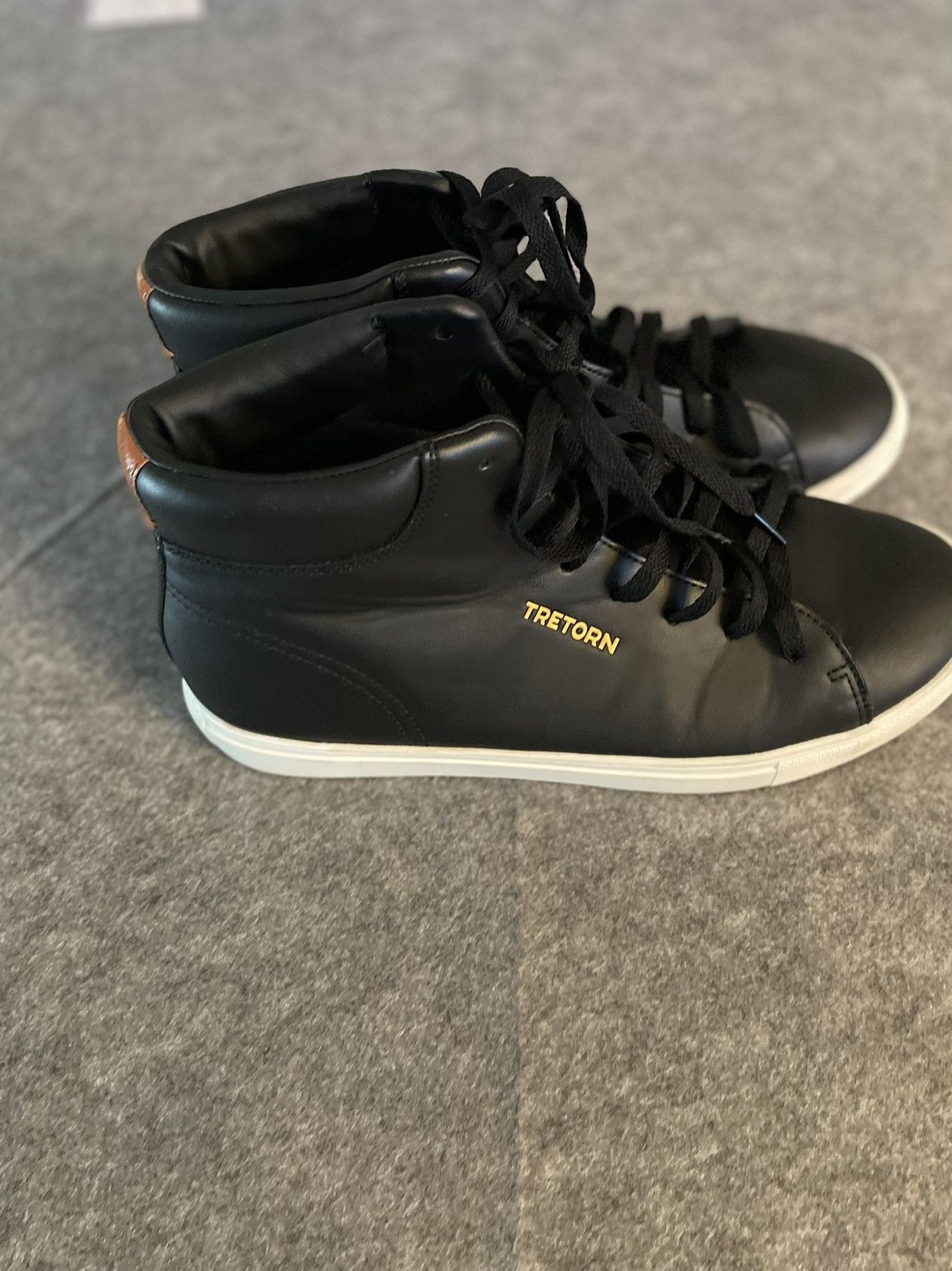 Tretorn Tretorn Tournament High Top Sneakers Sz 12 Mens Size US 12 / EU 45 - 1 Thumbnail