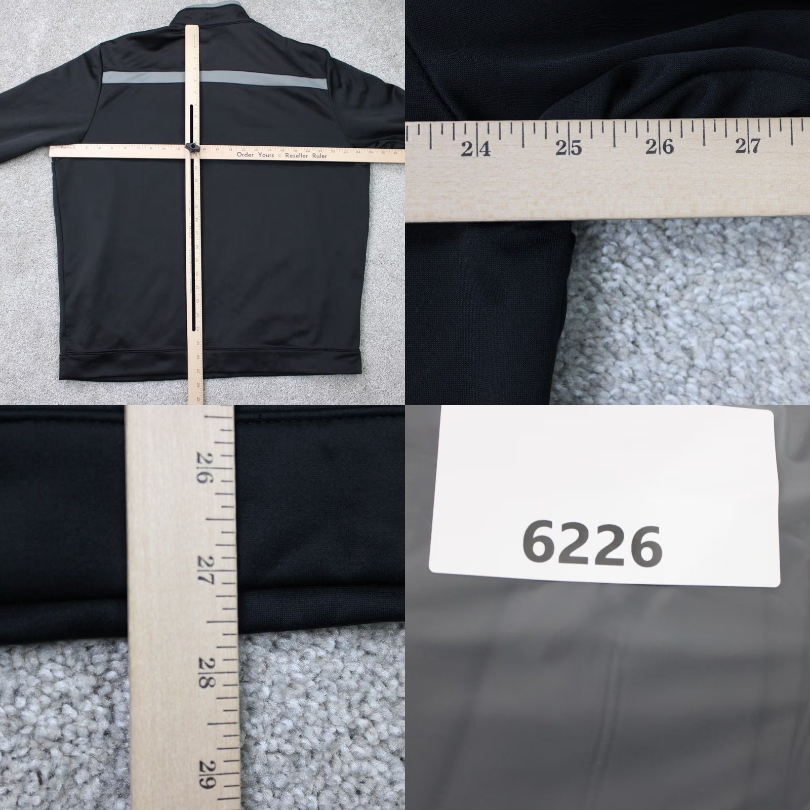 Callaway Callaway Sweatshirt Men Large Black 1/4 Zip Golf Polyester Long Sleeve w/Pockets Size US L / EU 52-54 / 3 - 9 Thumbnail