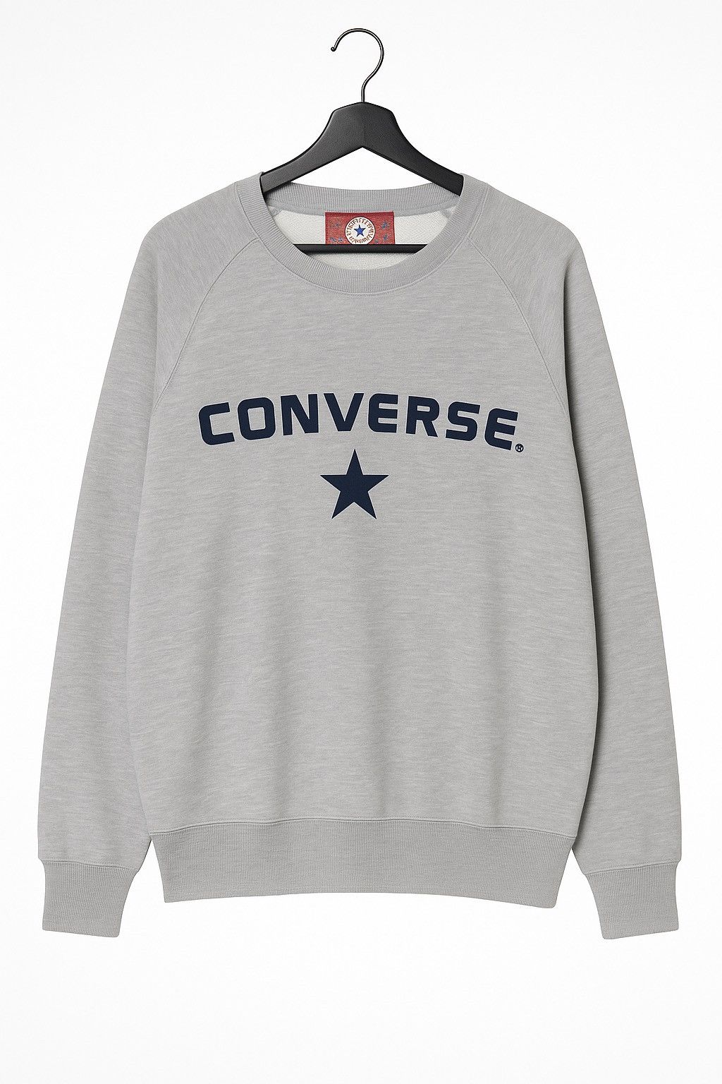 Converse Vintage Converse All Star Crewneck Sweatshirt – 1990s Grey Size US XXL / EU 58 / 5 - 1 Thumbnail