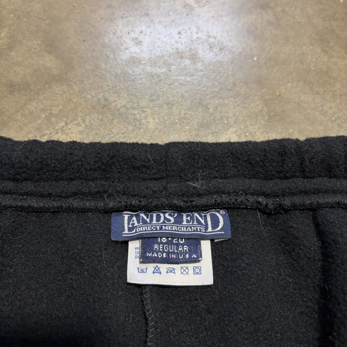 Lands' End Vintage 90s Lands End Fleece Jogger Sweatpants Baggy USA Size US 36 / EU 52 - 7 Thumbnail
