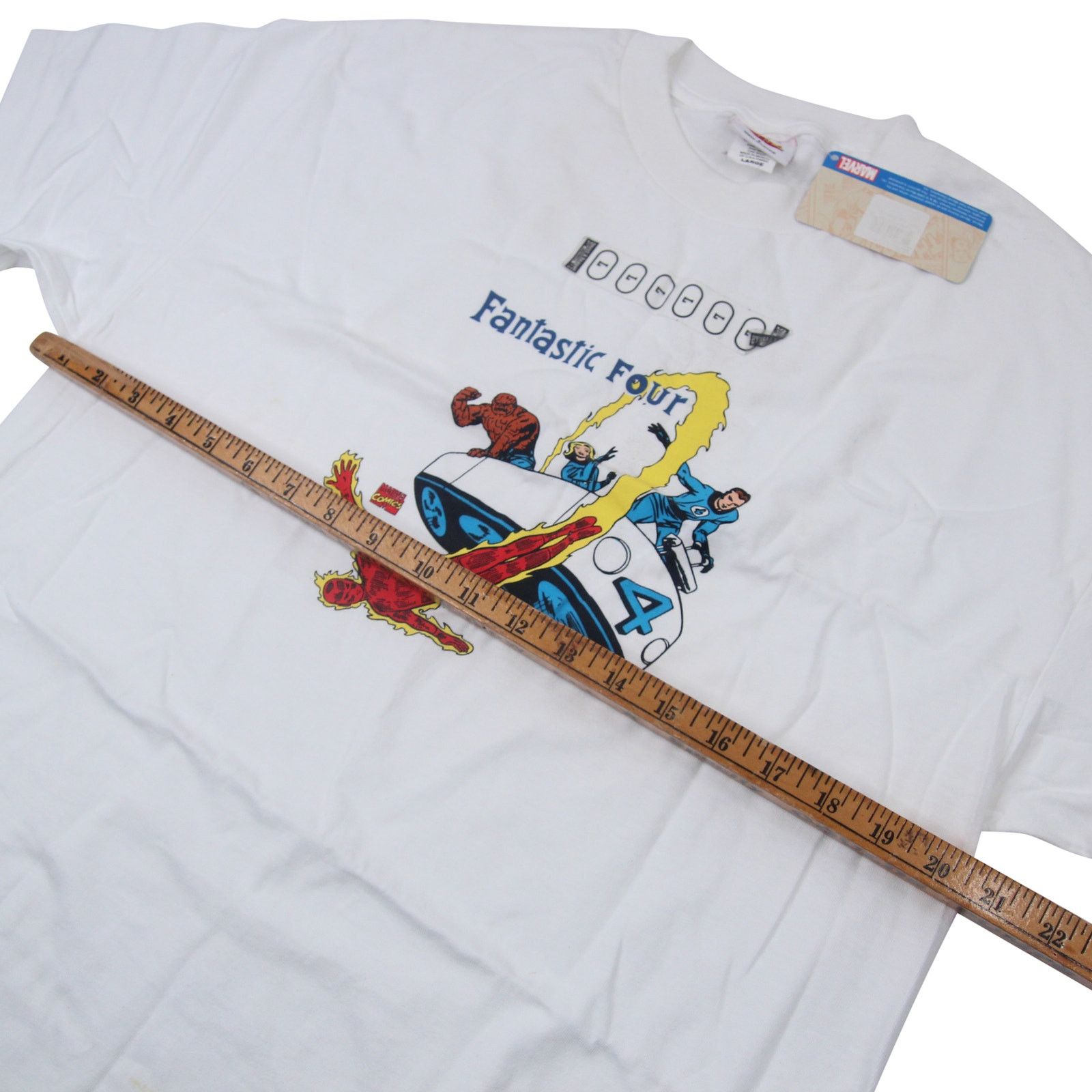 Marvel Comics × Vintage NWT Vintage Y2k Marvel Comics Fantastic 4 Graphic T Shirt Size US L / EU 52-54 / 3 - 7 Thumbnail