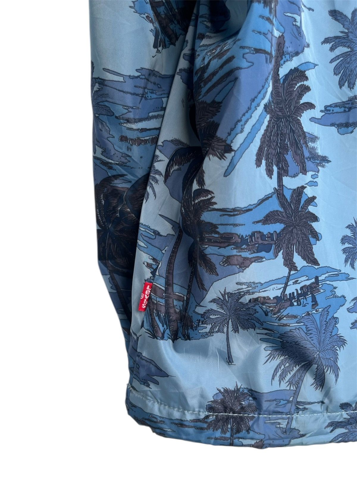 Levi's Beautiful Levi's Hawaiian Aloha Half Zip Windbreaker Size US XL / EU 56 / 4 - 9 Thumbnail