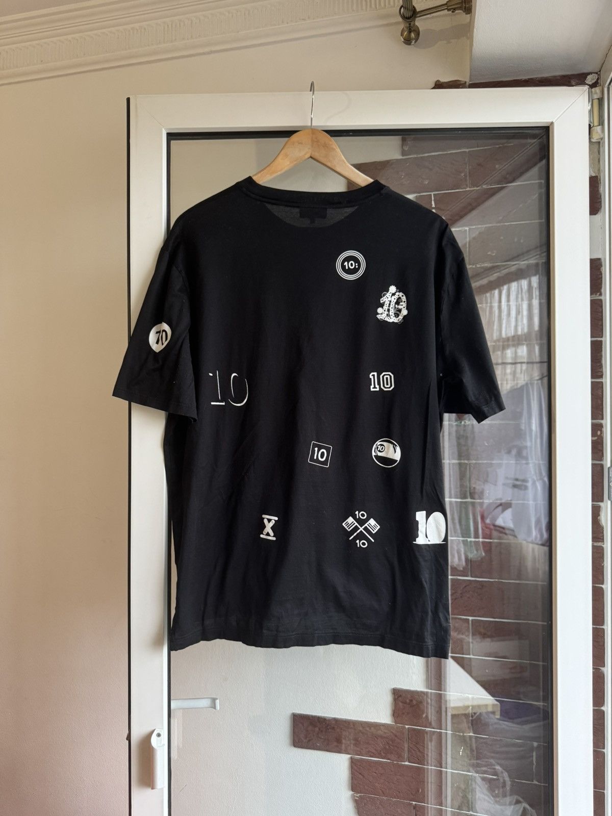 Lanvin Rare Lancin multi logo tee Size US L / EU 52-54 / 3 - 9 Thumbnail