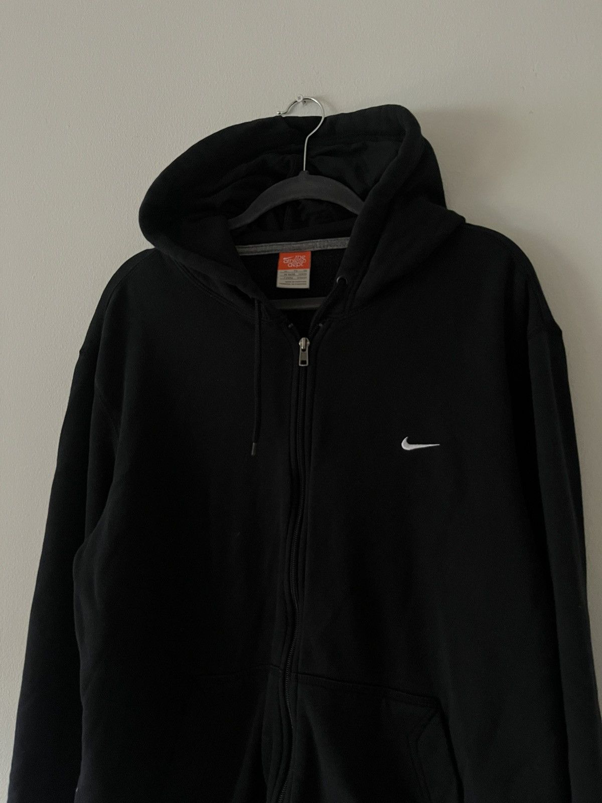 Nike Nike Zip Hoodie Logo Small vintage y2k rare solo Size US XL / EU 56 / 4 - 2 Thumbnail