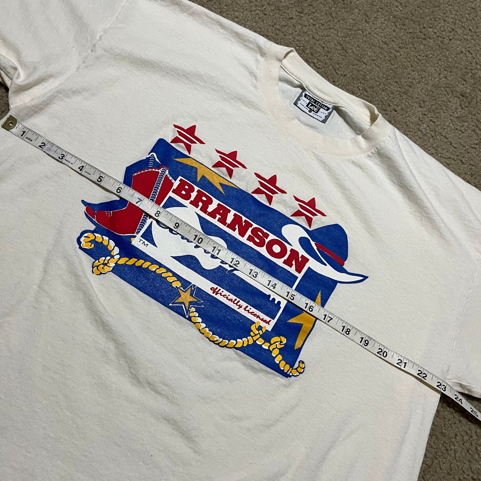 Other Lee Sport Branson Missouri Country Graphic White Shirt XL Size US XL / EU 56 / 4 - 5 Thumbnail