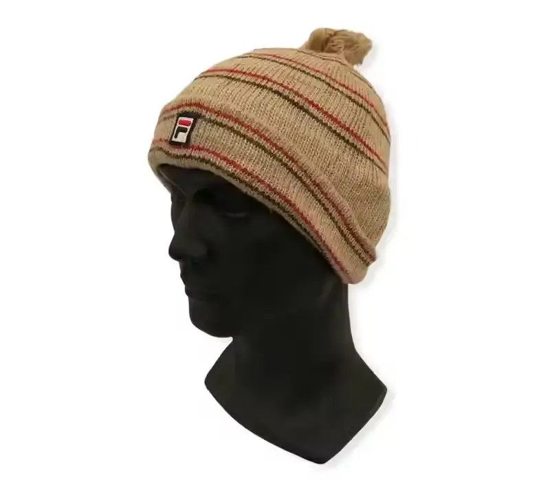 Fila Vintage Fila Small Logo Beanie Size ONE SIZE - 2 Thumbnail