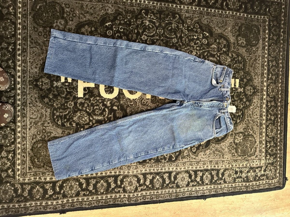 Carhartt flannel lined jeans