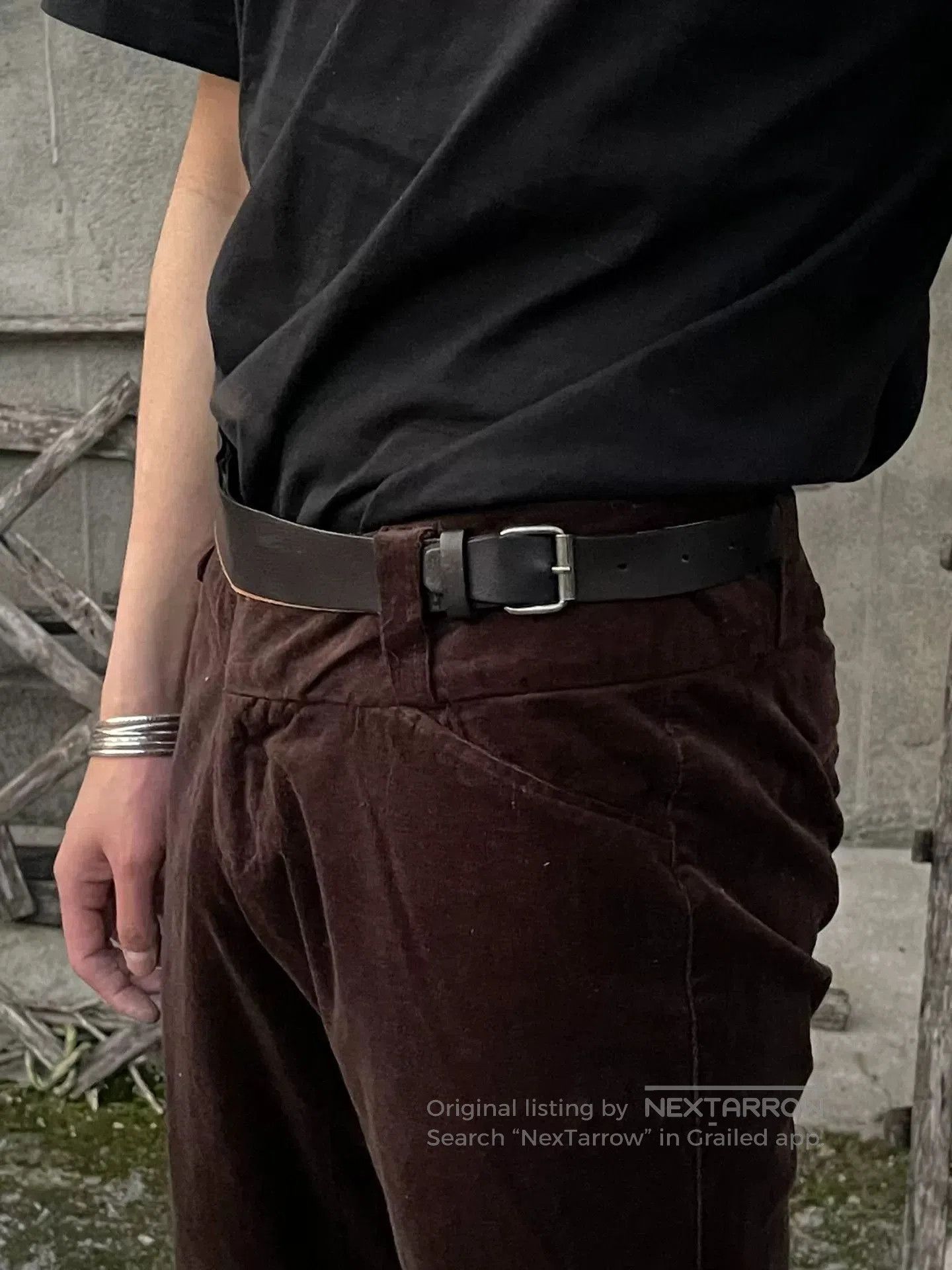 Ann Demeulemeester Ann Demeulemeester Leather Waist Belt. Size ONE SIZE - 4 Thumbnail
