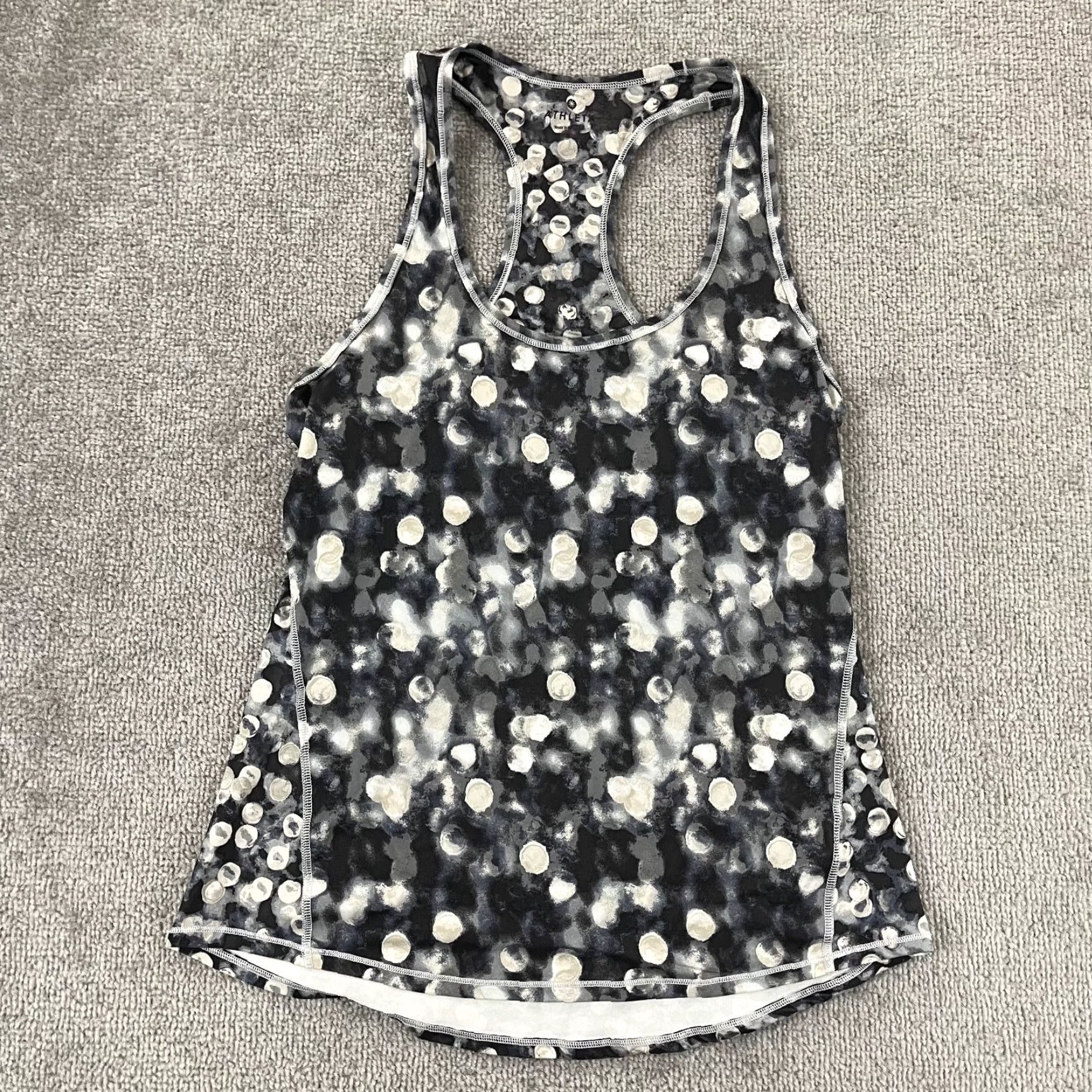 Athleta Athleta Shirt Womens Small Black Bubble Tank Top Racerback Sleeveless Running Size S / US 4 / IT 40 - 2 Thumbnail