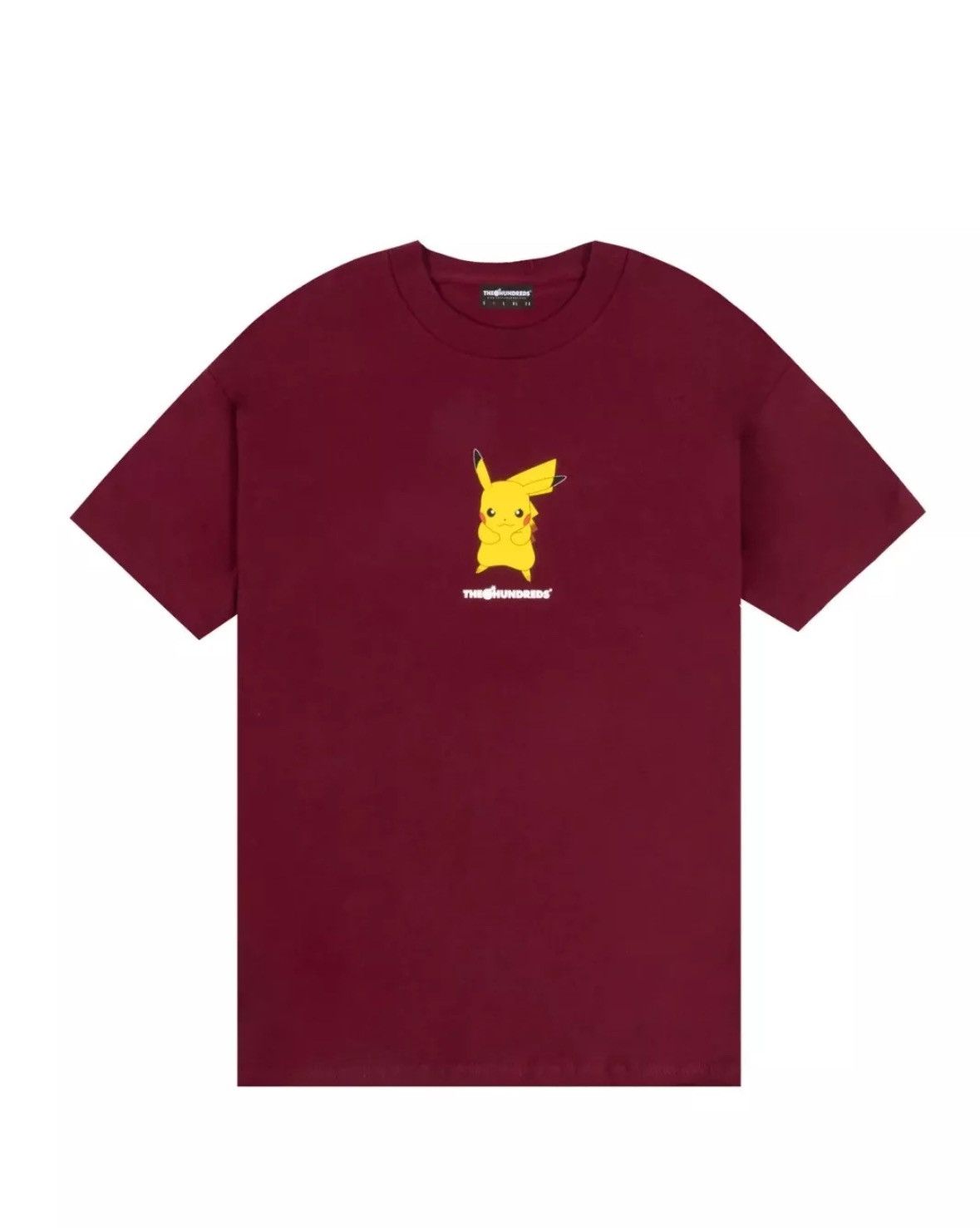 Pokemon × The Hundreds The Hundreds x Pokémon Pikachu Wildfire Tee Burgundy Size US XL / EU 56 / 4 - 2 Thumbnail