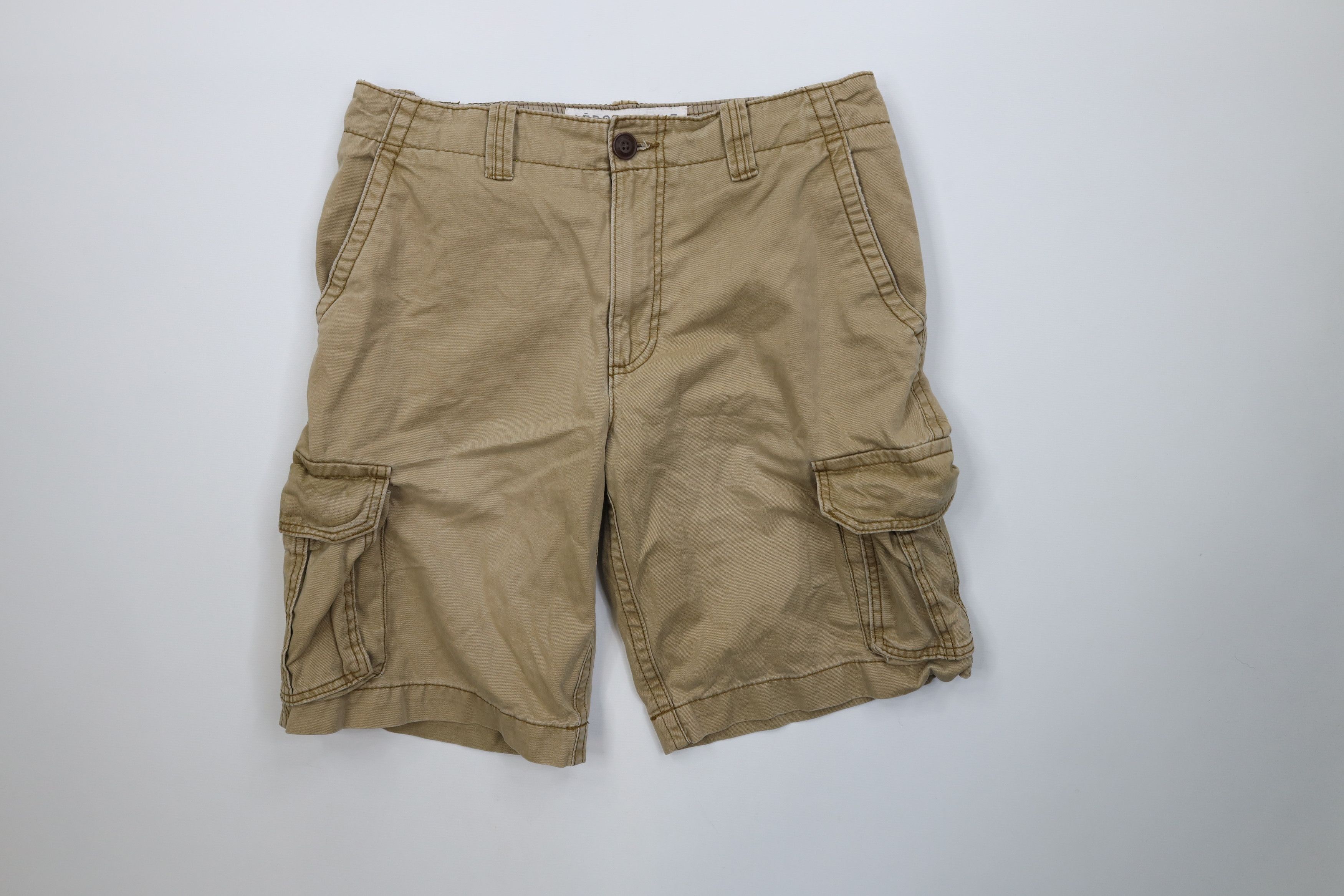 Aeropostale Vintage Y2K Aeropostale Heavyweight Cargo Shorts Brown Size US 32 / EU 48 - 1 Thumbnail