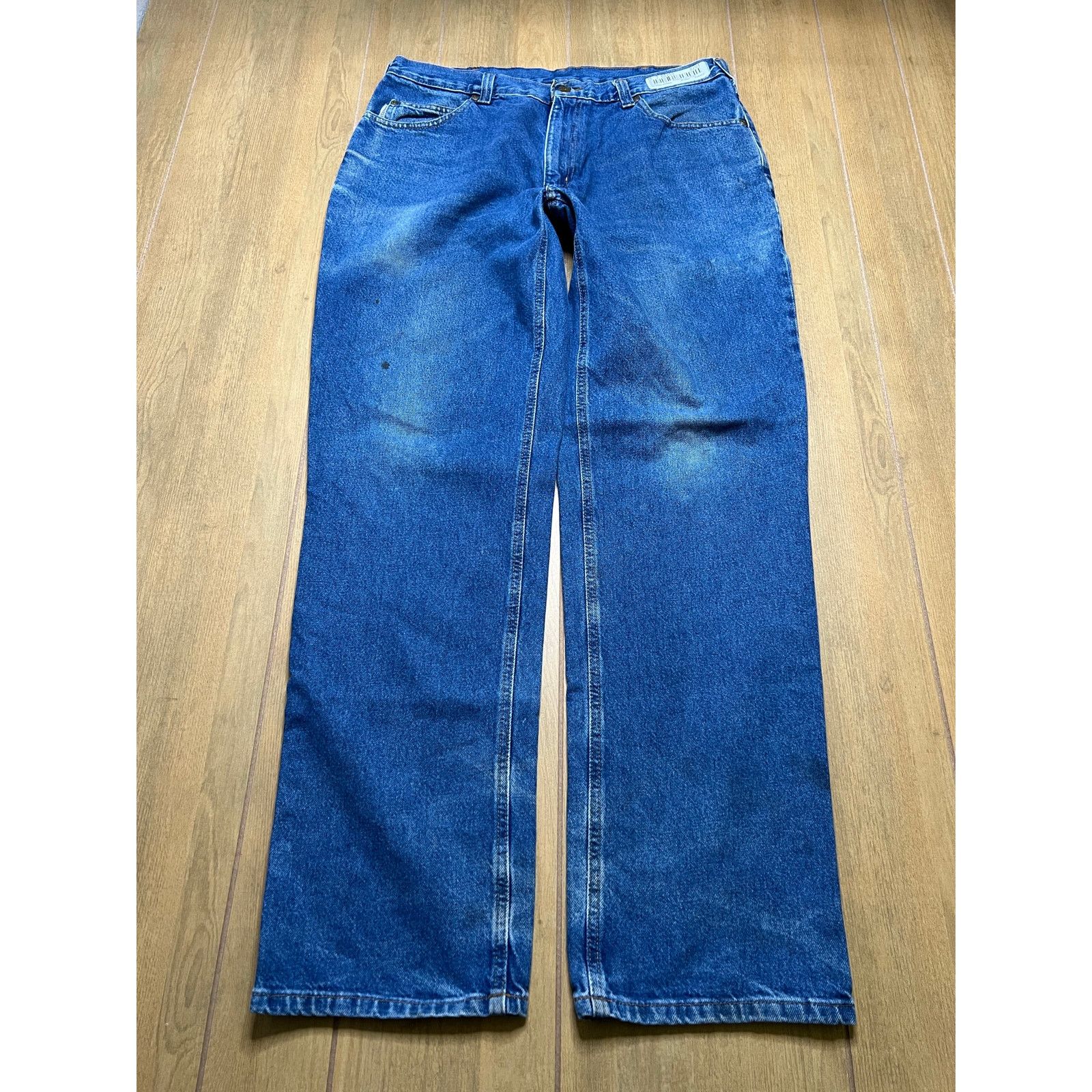 Carhartt Vintage Carhartt Jeans Mens 36x34 Blue Denim Utility Work Size US 36 / EU 52 - 3 Thumbnail