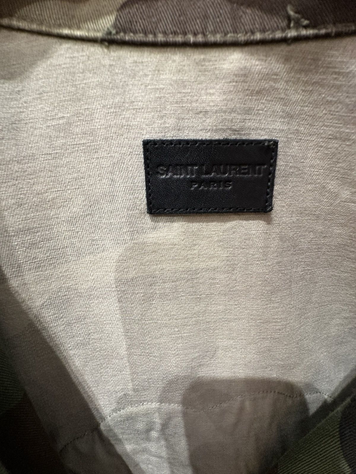 Yves Saint Laurent Hedi Slimane saint Laurent “Love” Camo Jacket - L Size US L / EU 52-54 / 3 - 4 Thumbnail