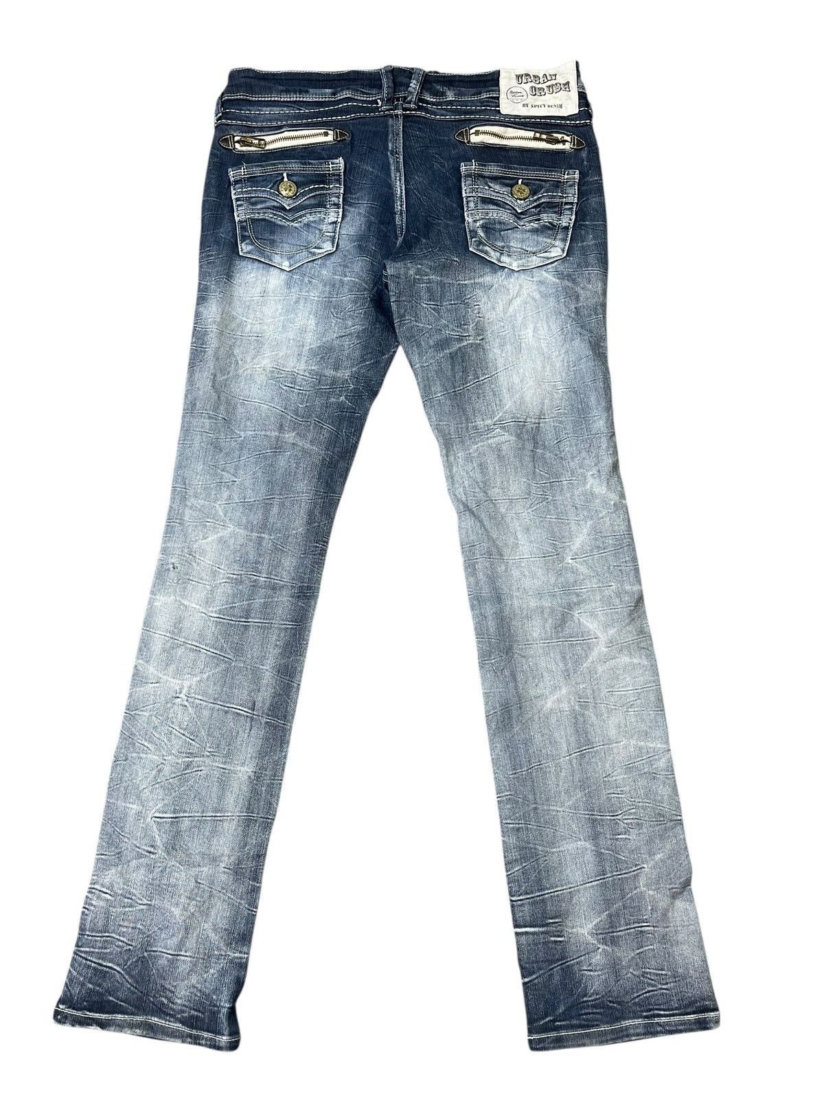 Japanese Brand Vintage Urban Crush by Spycy Denim Jeans Streetwear Size US 32 / EU 48 - 2 Thumbnail