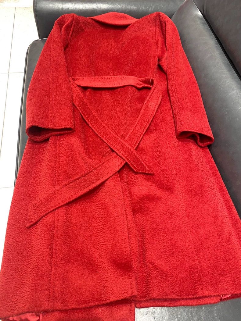 Max Mara Max Mara Camel hair red coat Size S / US 4 / IT 40 - 4 Thumbnail