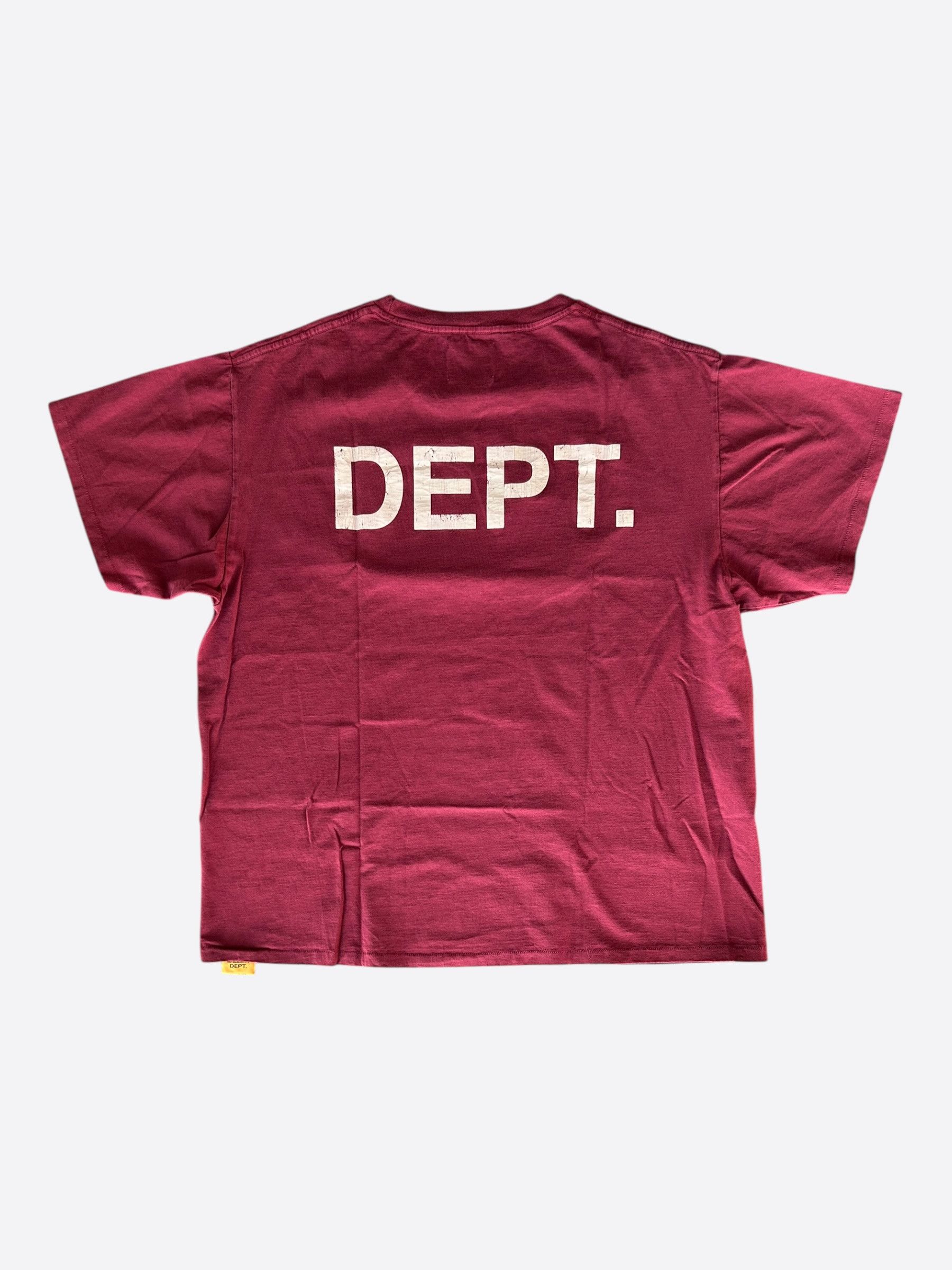 Gallery Dept. Gallery Dept Red & White Gym Logo T-shirt Size US S / EU 44-46 / 1 - 2 Thumbnail