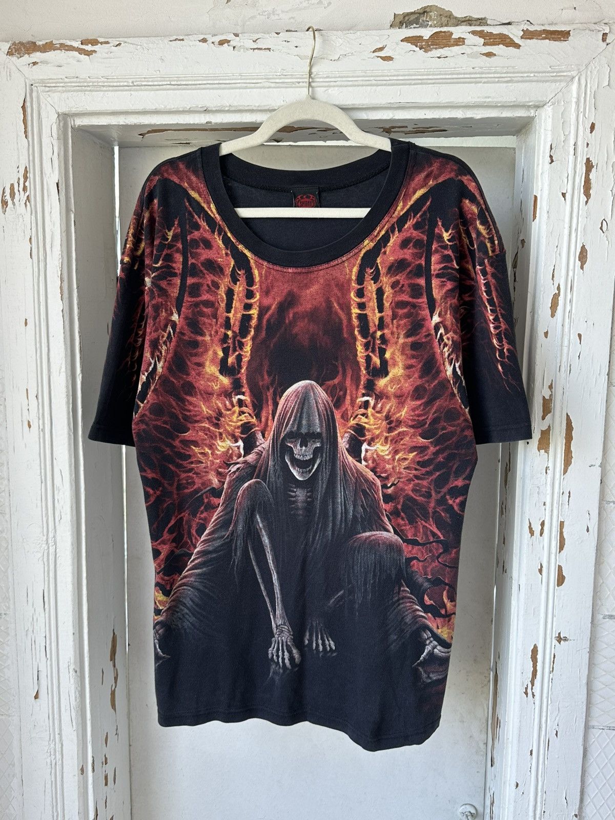 If Six Was Nine Vintage Spiral Rare Print T-shirt Size US L / EU 52-54 / 3 - 2 Thumbnail