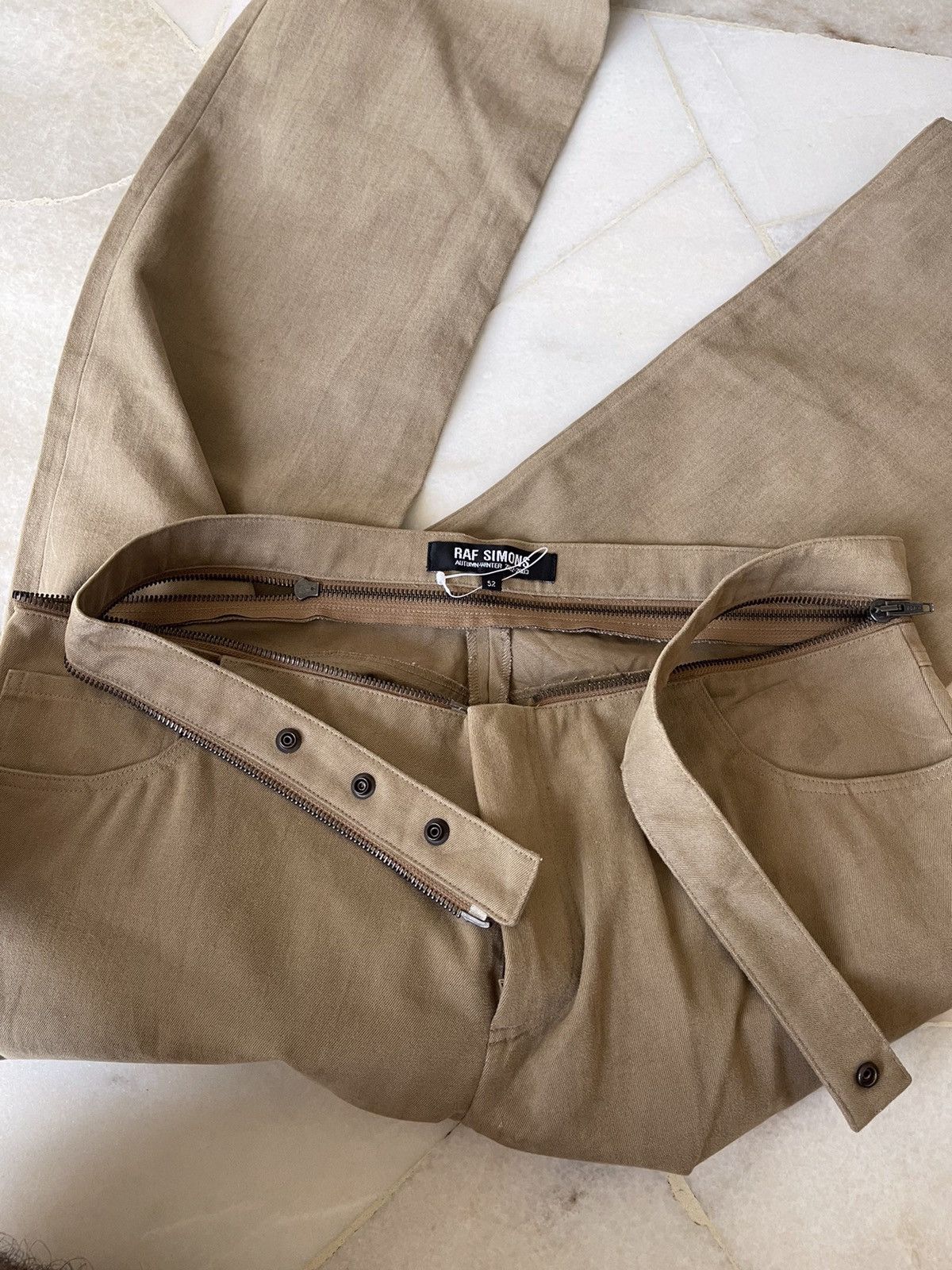 Raf Simons Rare Deadstock A/W 2002-2003 Raf Simons Zipwaist Pants Size US 34 / EU 50 - 15 Thumbnail