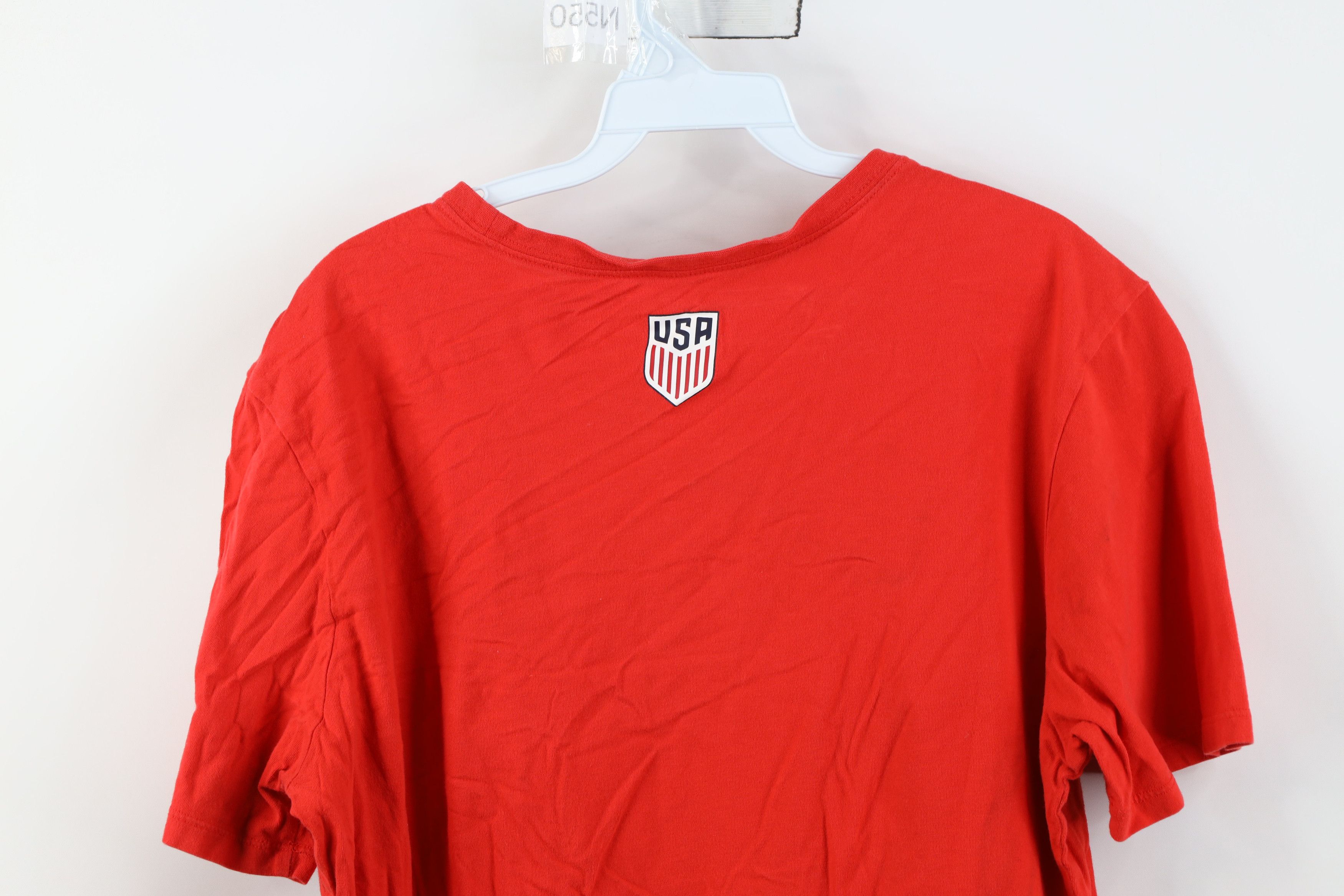 Nike Nike Athletic Cut USA Soccer World Cup Short Sleeve T-Shirt Size US L / EU 52-54 / 3 - 14 Thumbnail