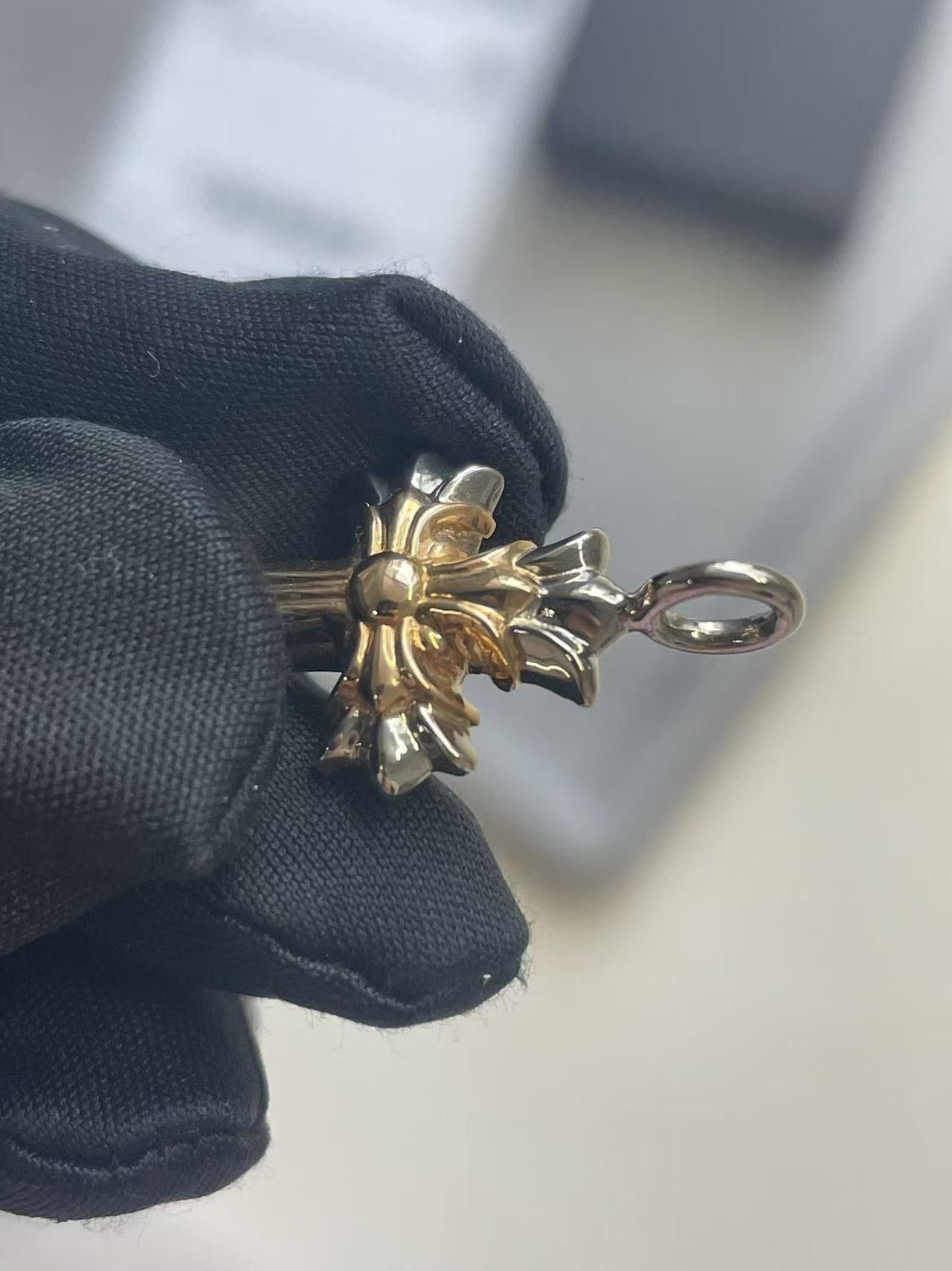 Chrome Hearts Chrome Hearts 18K&22K Double Cross Charm Pendant Size ONE SIZE - 7 Thumbnail
