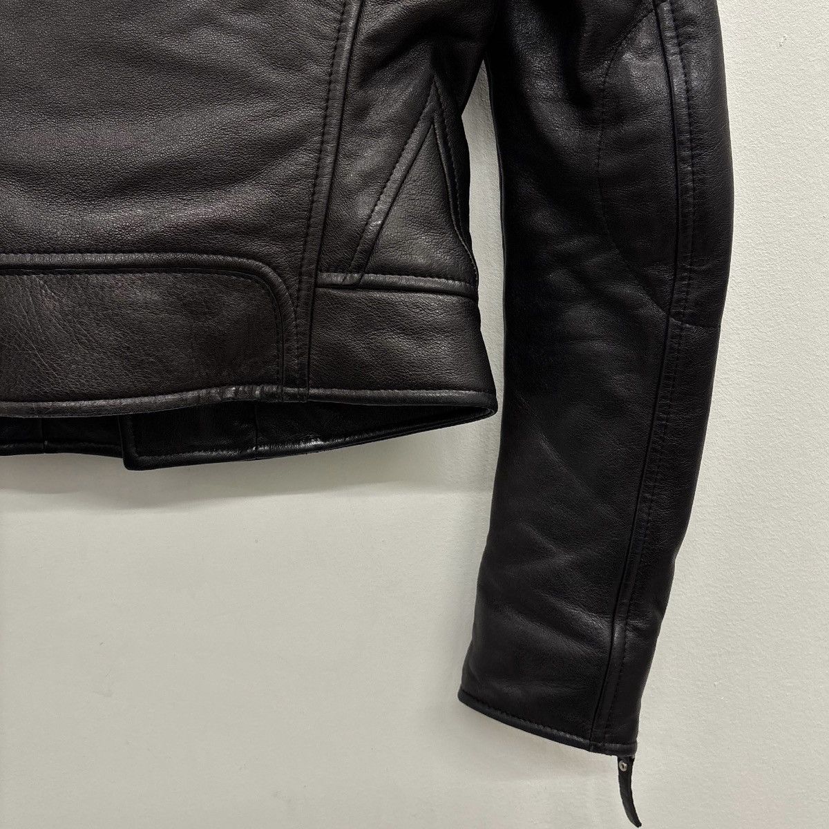 Balenciaga FW12 Balenciaga By Nicholas Ghesquiere Leather Moto Jacket Size XS / US 0-2 / IT 36-38 - 13 Thumbnail
