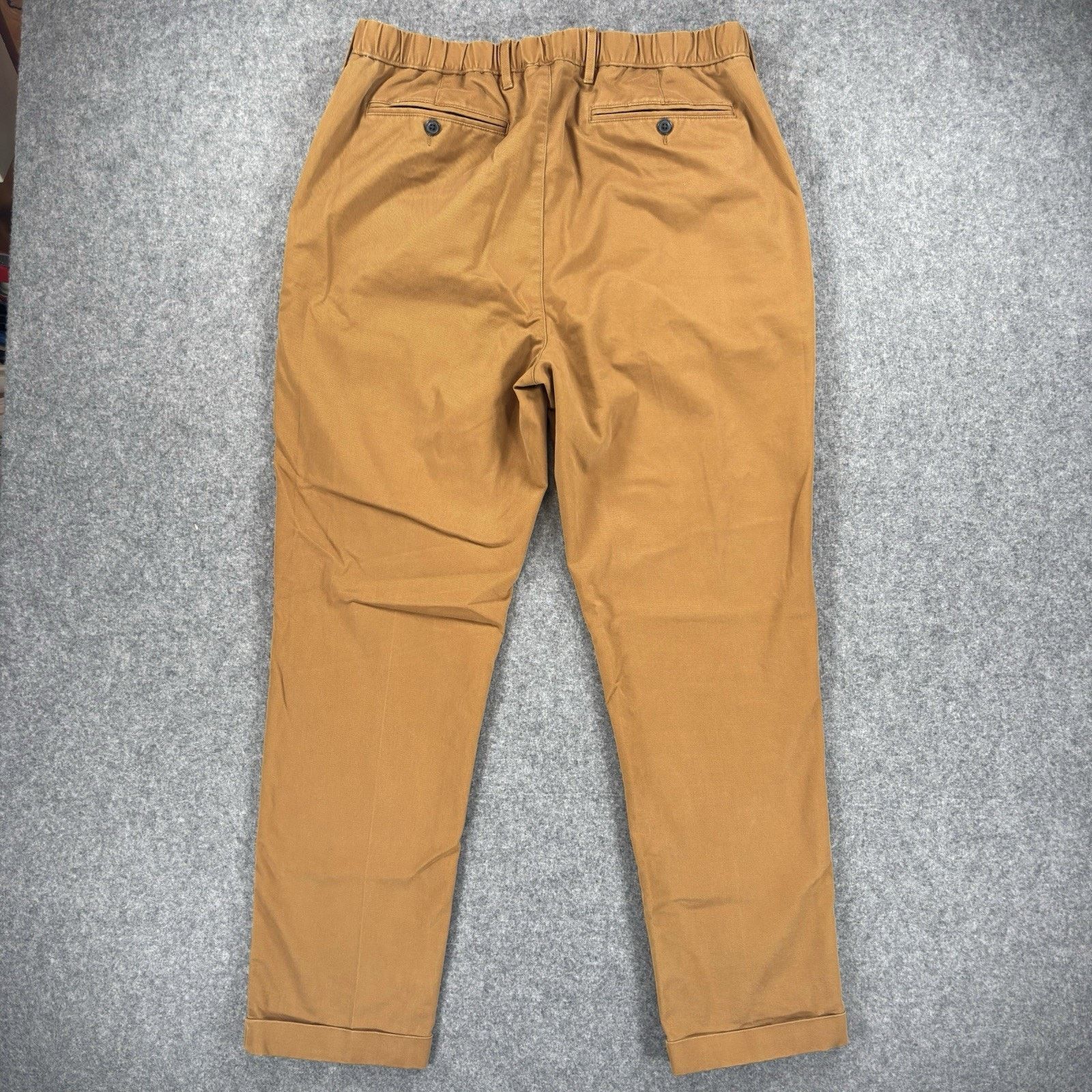 Lands' End Lands' End Men's Drawstring Chino Pants Large 36-38 Brown Size US 36 / EU 52 - 7 Thumbnail