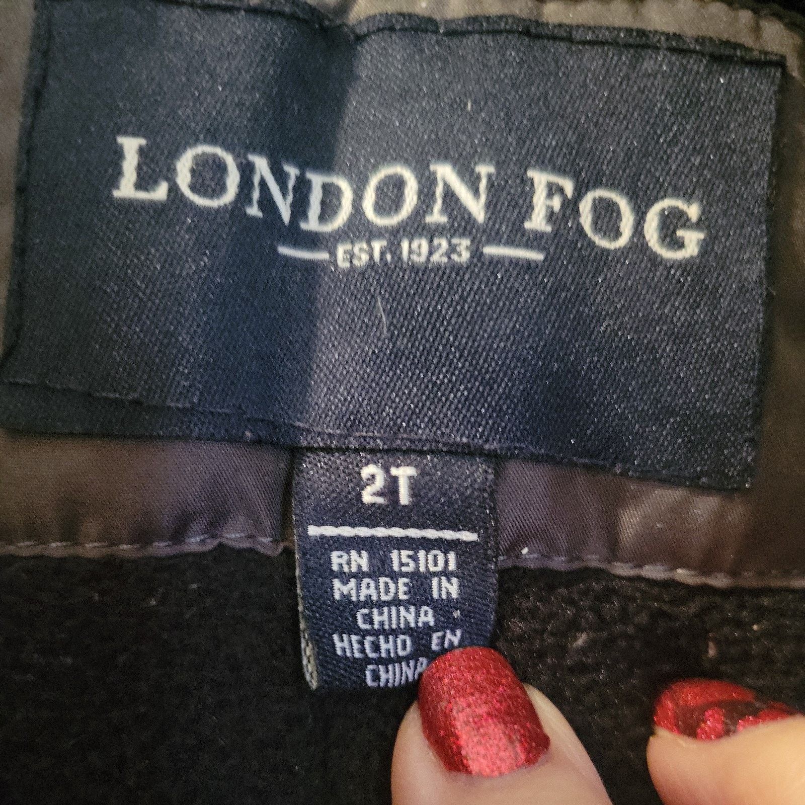 London Fog London Fog Perfect Fleece Lined Zipper Jacket 2T Grey Camo Size XXS / US 00 / IT 34 - 10 Thumbnail