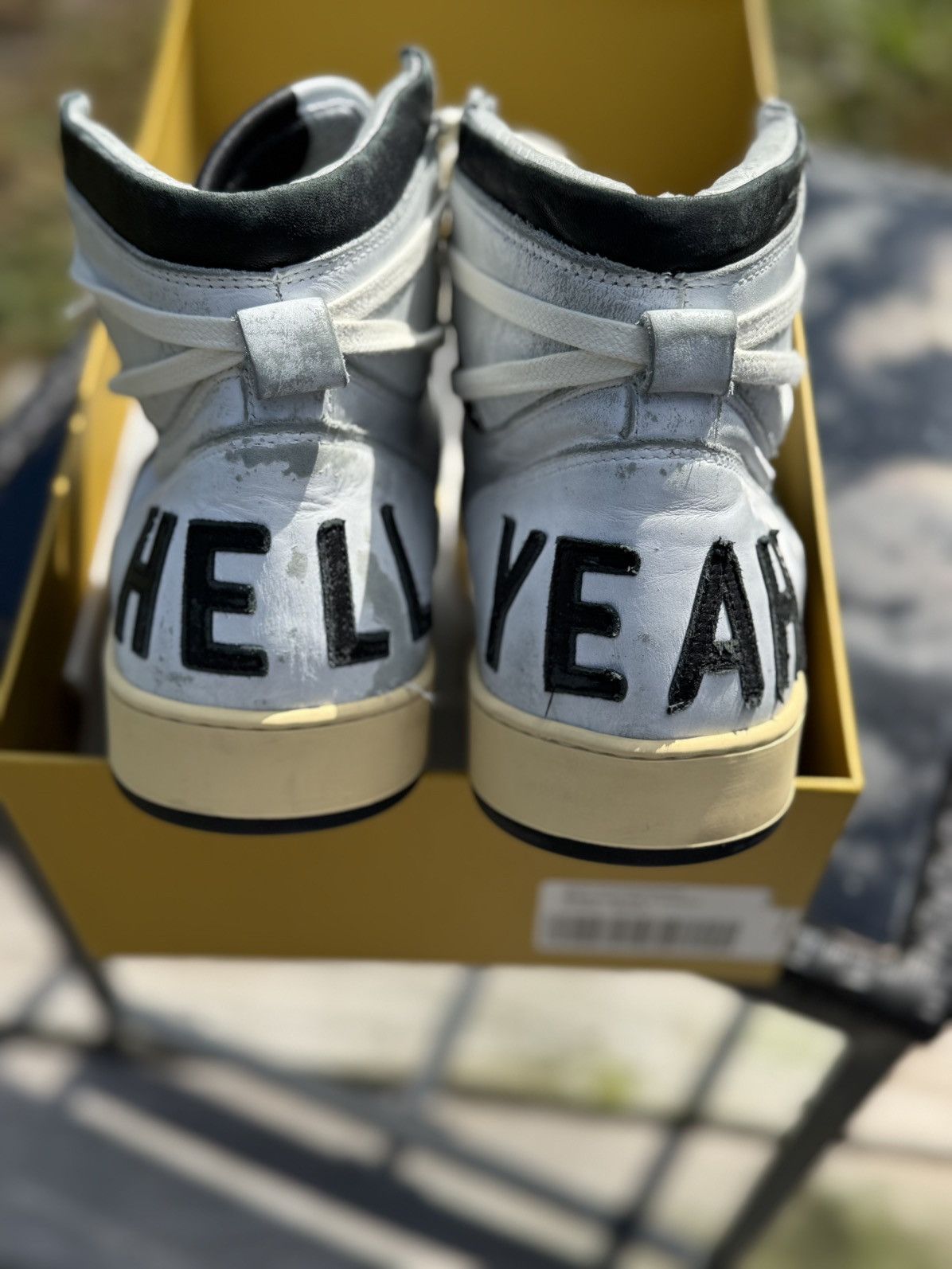 Rhude Rhude Rhecess High 'Hell Yeah' Size US 12 / EU 45 - 6 Thumbnail