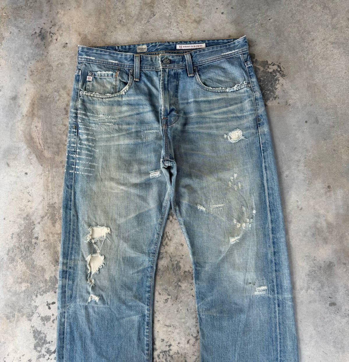 AG Adriano Goldschmied Vintage AG Adriano Goldschmied CampaignLoose Distressed Jean Size US 32 / EU 48 - 8 Thumbnail