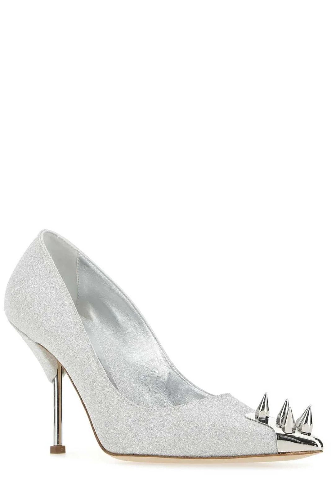Alexander McQueen o1y0225 Pumps in Silver Size US 10 / IT 40 - 2 Thumbnail