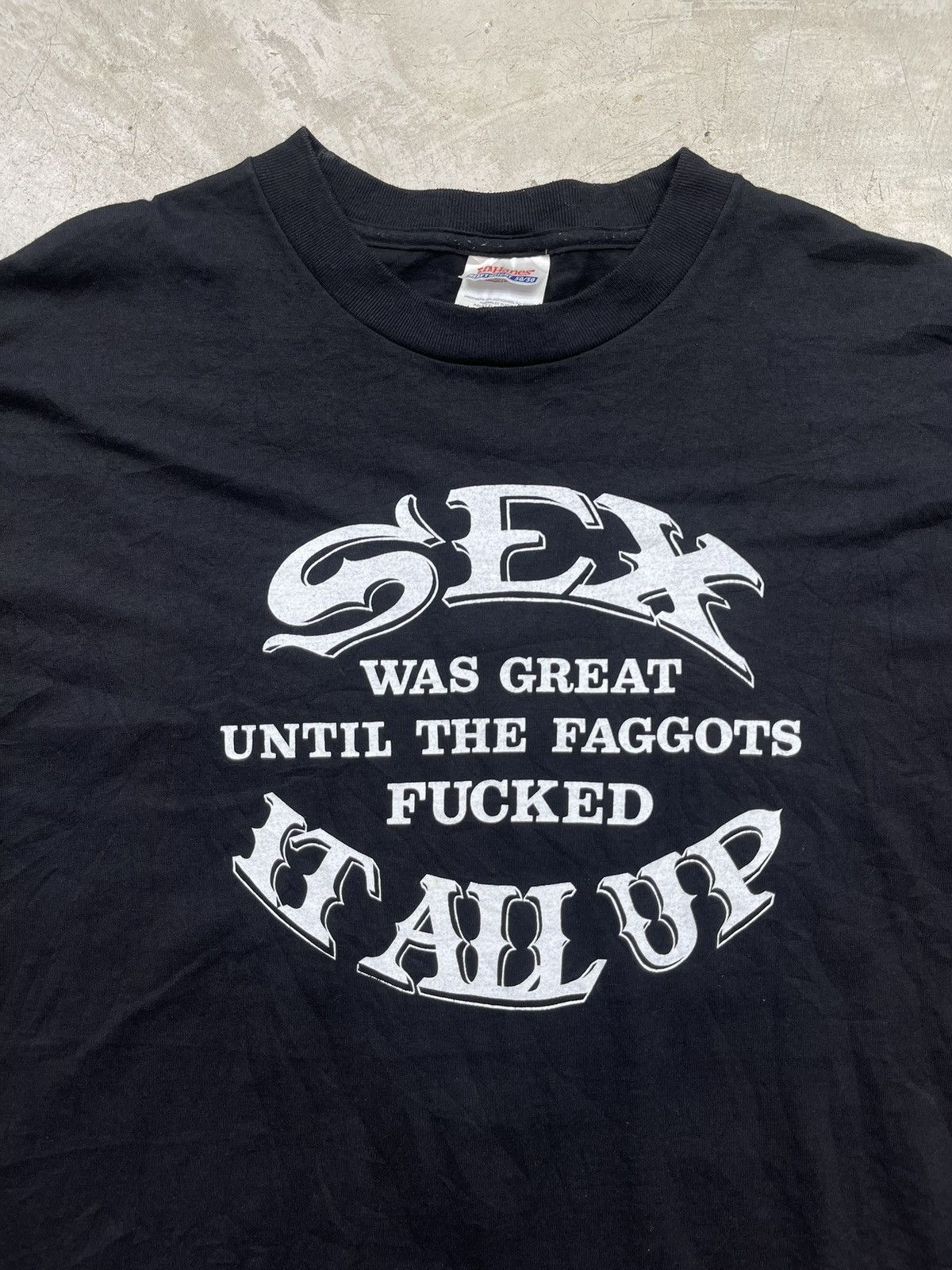 Vintage 90s Wording Parody T-shirt