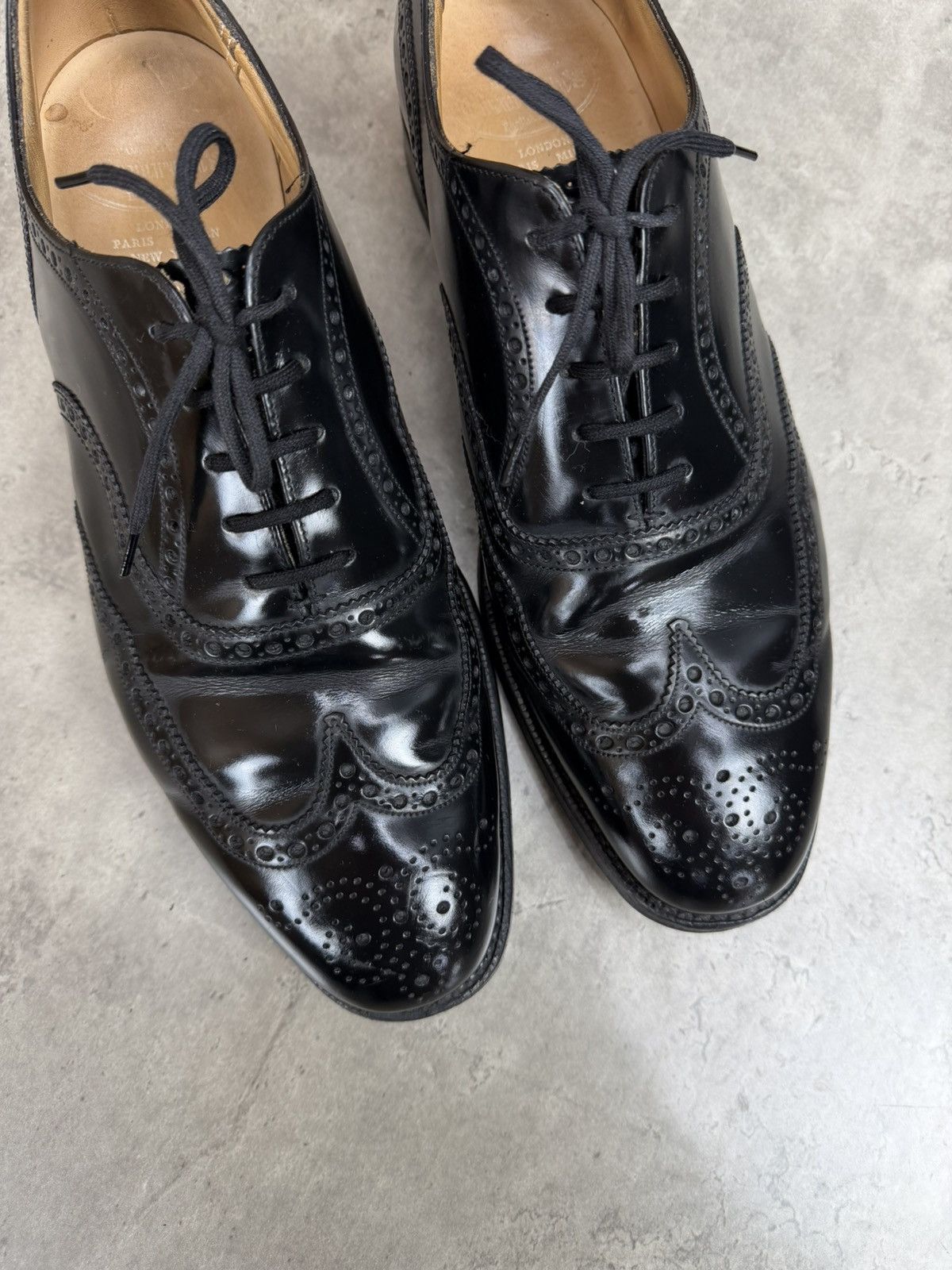 Church's Church’s Custom Grade Black Wingtip Brogue Oxford UK 8.5 Size US 9.5 / EU 42-43 - 10 Thumbnail