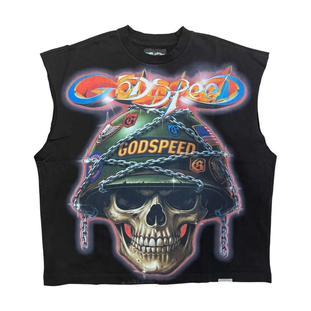 Godspeed Badges of Honor Sleeveless Tee Black Size US XS / EU 42 / 0 - 1 Thumbnail