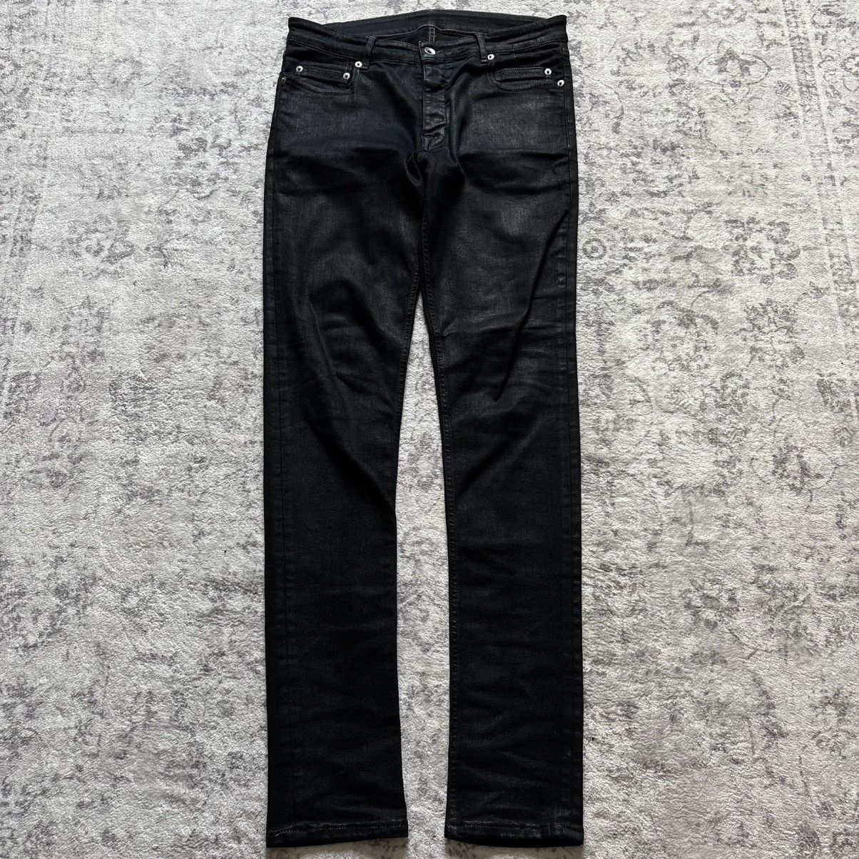 Rick Owens Drkshdw FW21 RICK OWENS Tyrone Cut Milk/Black Waxed