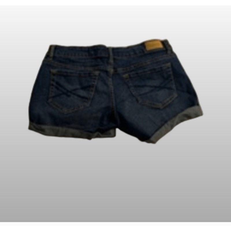 Aeropostale Aeropostale Denim Shorts Cuffed Y2K Mid Rise Size 4 Size 27" / US 4 / IT 40 - 5 Thumbnail