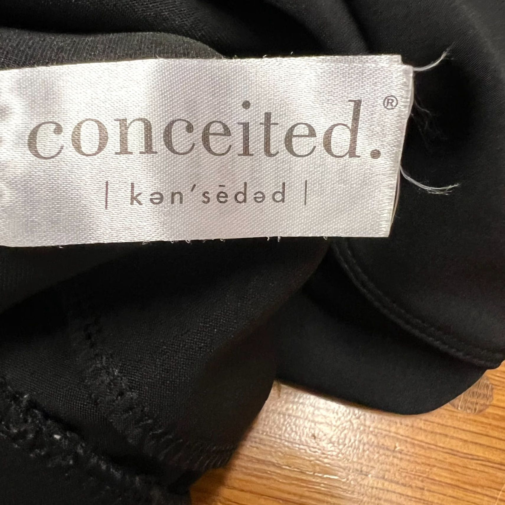 Vintage Conceited Knit Stretch Ankle Leggings Pants Womens Size L T 26X30 Black Size 36" / US 14 / IT 50 - 7 Thumbnail
