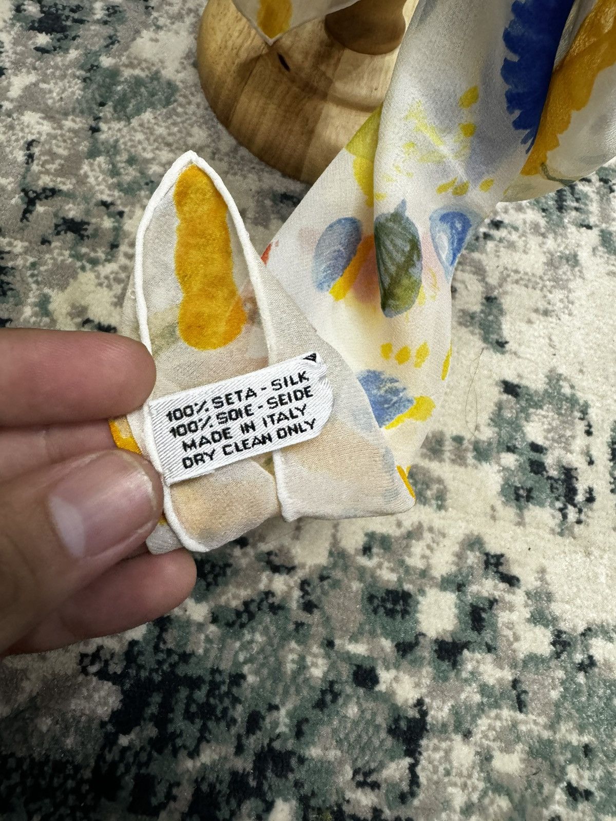 Celine CELINE IZAK ZENOU COQUILLAGES ET CRESTACES SILK SCARF Size ONE SIZE - 5 Thumbnail