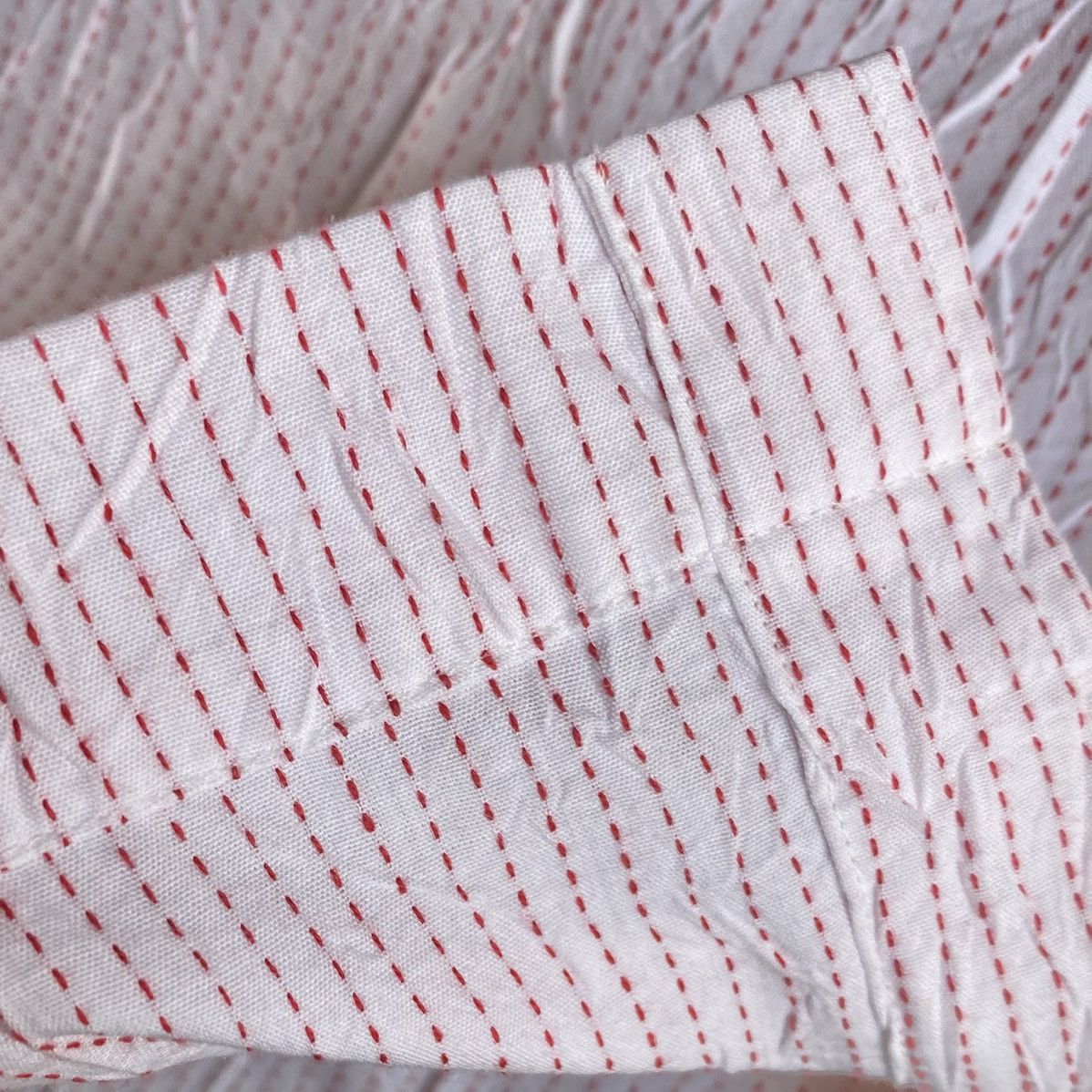 Issey Miyake Stripes Embroidered Wrinkle Oversize Shirt Size US M / EU 48-50 / 2 - 6 Thumbnail