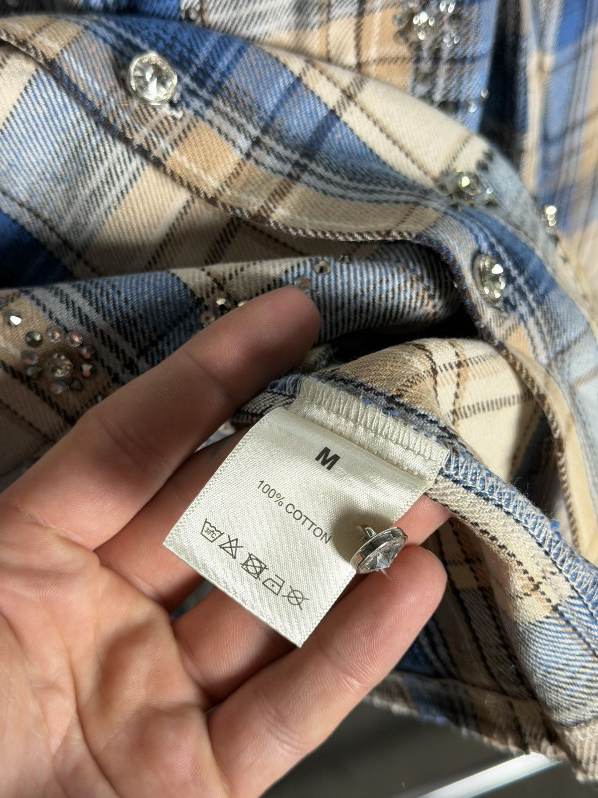 Vale Vale Forever Skyfall Flannel 'Cream/Blue’ Size US M / EU 48-50 / 2 - 4 Thumbnail