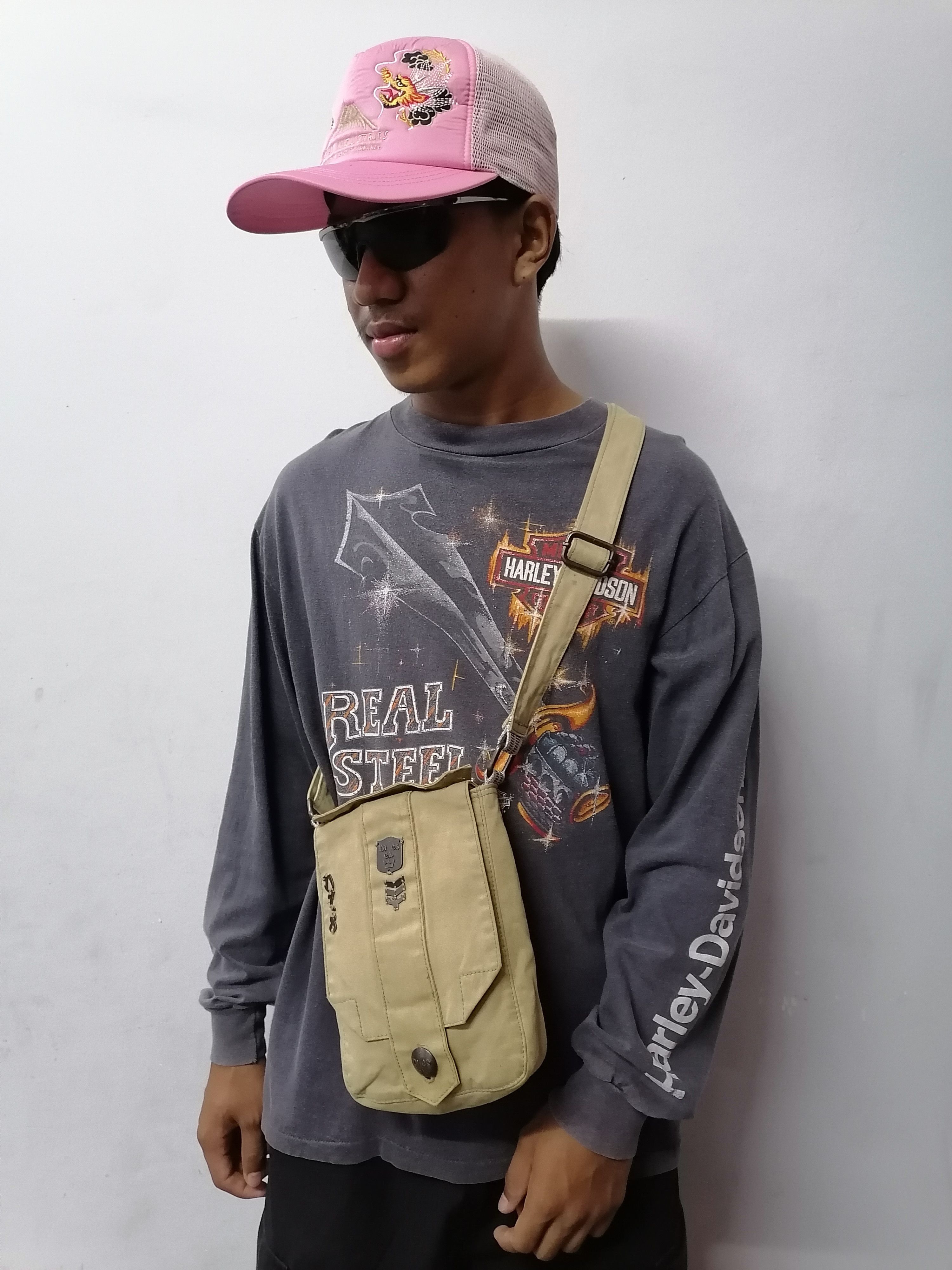 Diesel × Vintage Diesel Industry Canvas Sling Bag Size ONE SIZE - 1 Thumbnail
