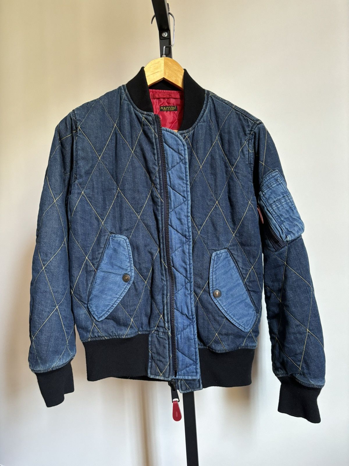 Kapital Kapital Denim Bomber Ma-1 Size US S / EU 44-46 / 1 - 5 Thumbnail