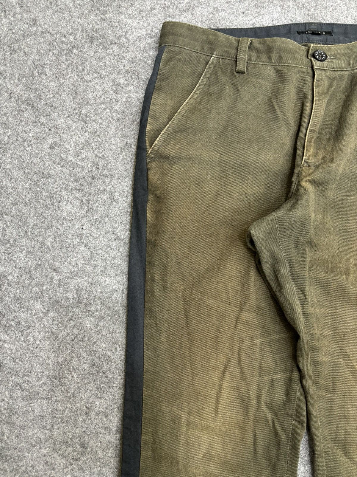 Japanese Brand 💥Skull Embroidery💥Loveless Sunfaded Skull Emb Pant F495 Size US 32 / EU 48 - 6 Thumbnail