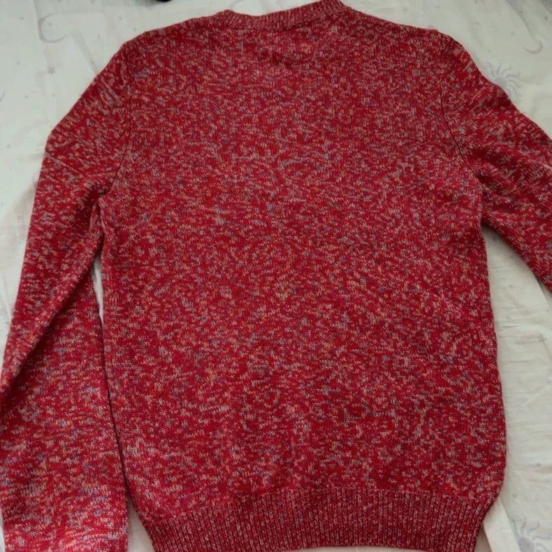 Kenzo KENZO Letter logo red wool sweater Size US L / EU 52-54 / 3 - 6 Thumbnail