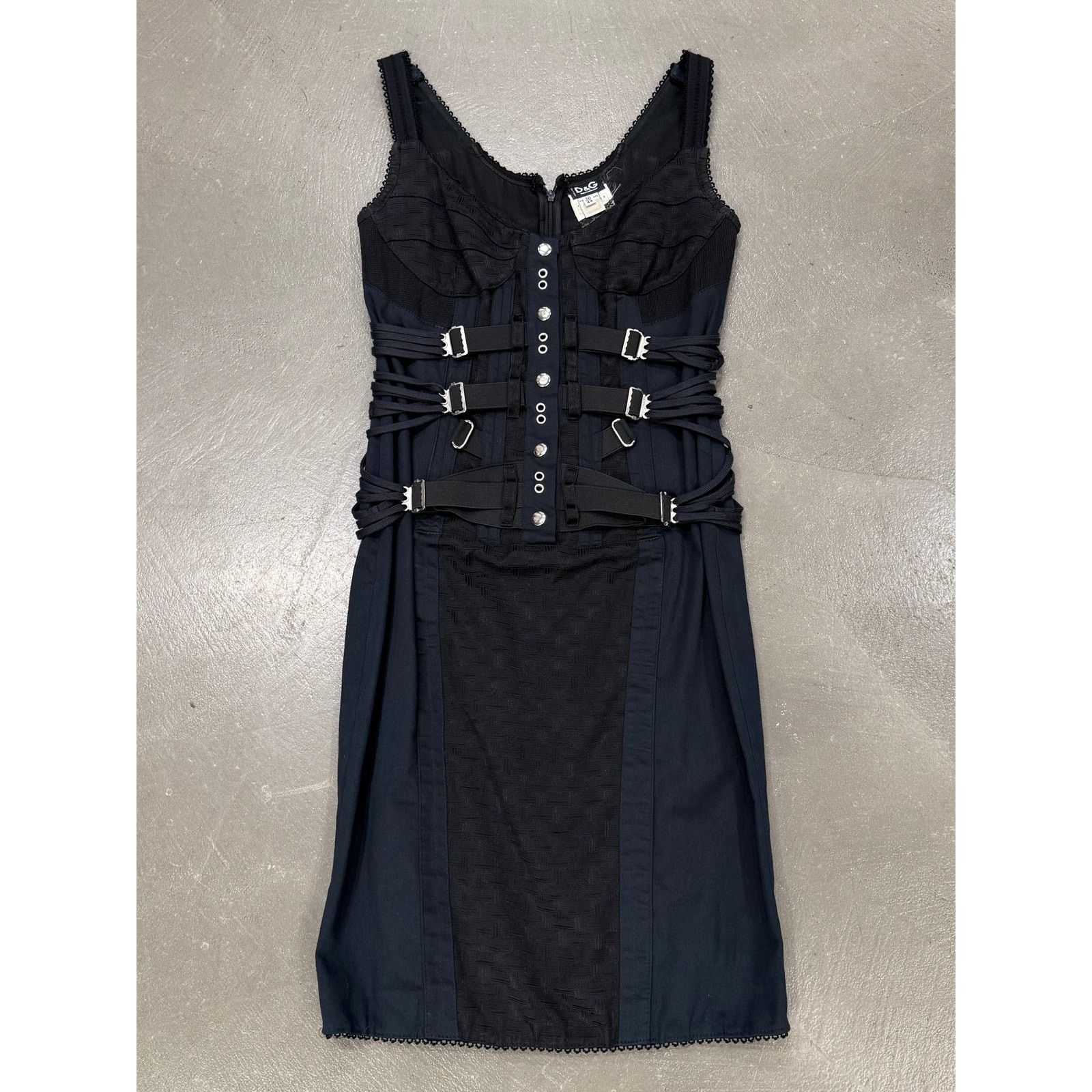 Dolce & Gabbana S/S2004 Dolce & Gabbana bondage corseted dress Size M / US 6-8 / IT 42-44 - 2 Thumbnail