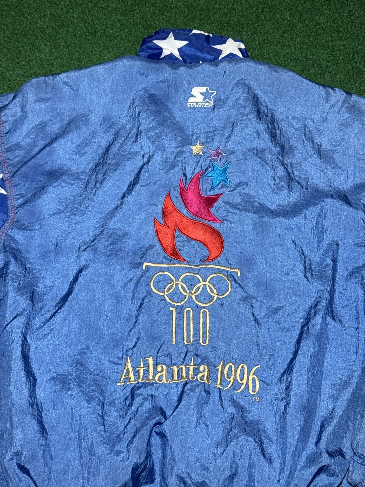 Starter Vintage 90s Starter Olympics Team USA Windbreaker Jacket Size US M / EU 48-50 / 2 - 7 Thumbnail