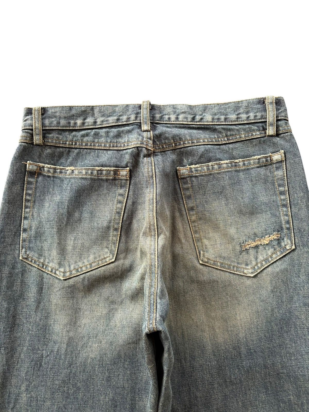 If Six Was Nine Vintage Japanese Brand Rusty Wash Bandana Flare Jeans Size US 30 / EU 46 - 4 Thumbnail
