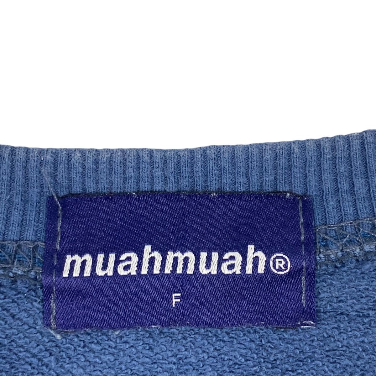 Other Vintage Muah Big Logo Printed Sweatshirt NavyBlue Size XL Size XL / US 12-14 / IT 48-50 - 5 Thumbnail