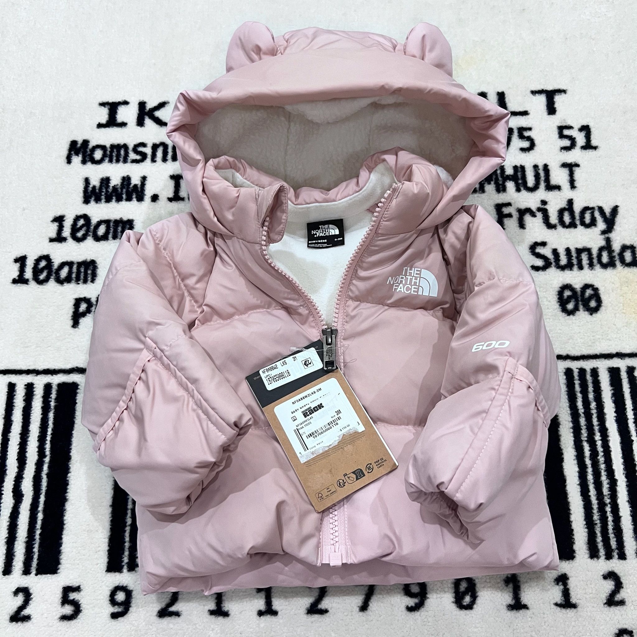 The North Face North Face Baby Puffer Fleece Jacket in Pink Moss Size XS / US 0-2 / IT 36-38 - 7 Thumbnail