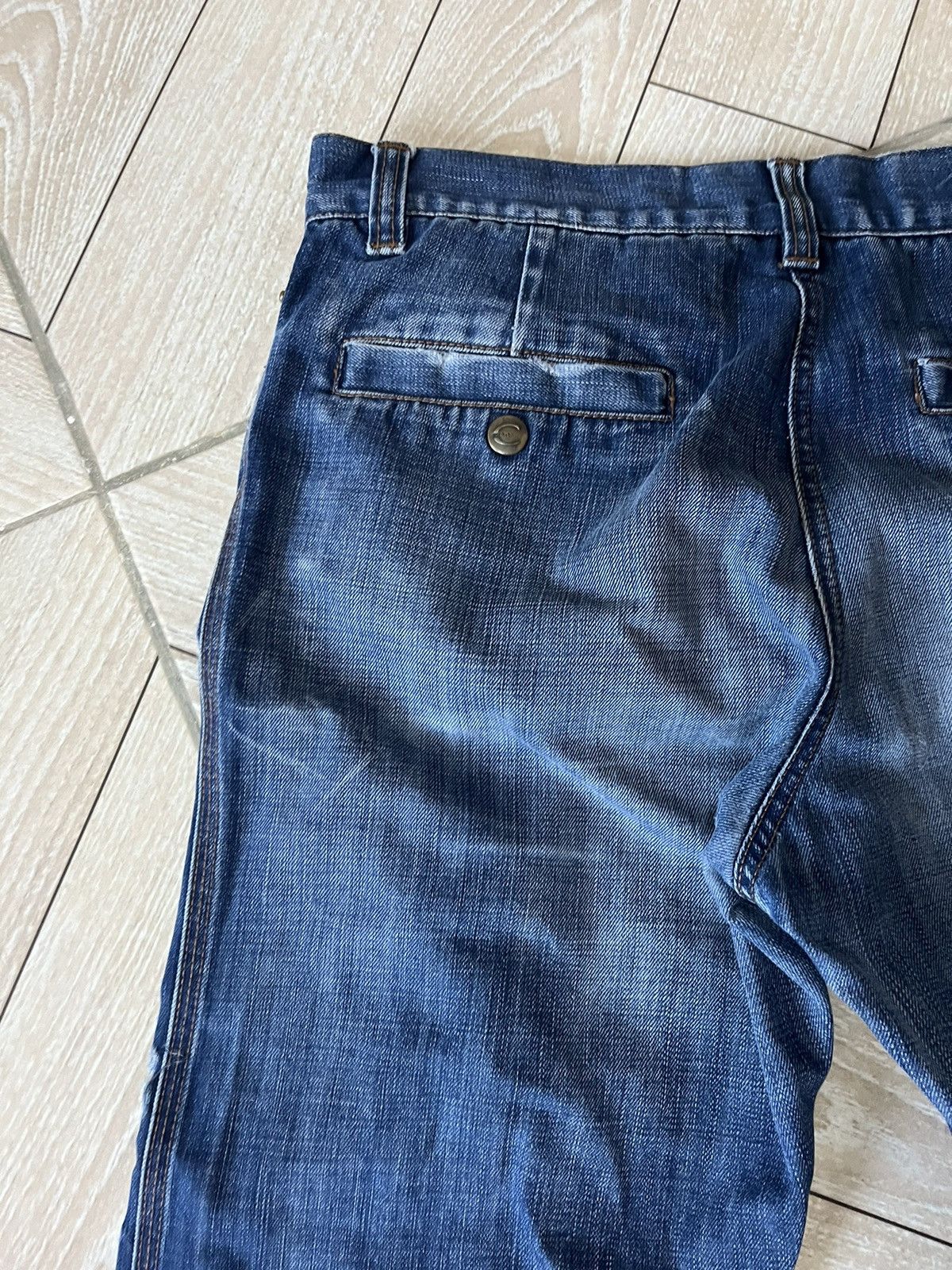 Roberto Cavalli Rare 2000s Cavalli distressed denim pants Size US 33 - 19 Thumbnail